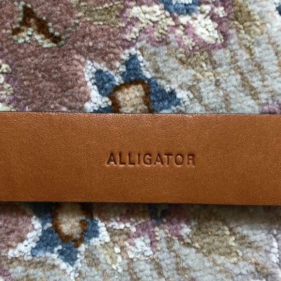 Ralph Lauren Purple Label Alligator Belt - Picture 5 of 13